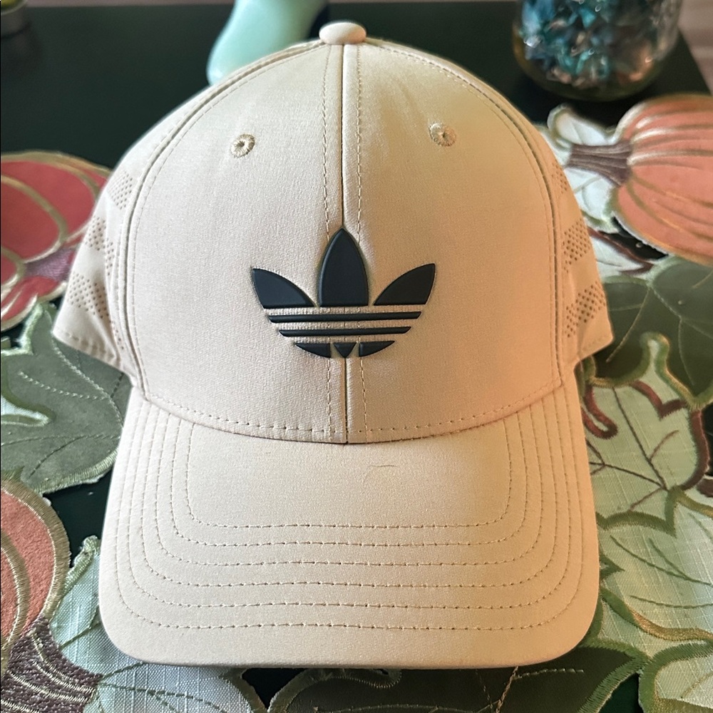 Adidas Tan Trefoil Logo Cap